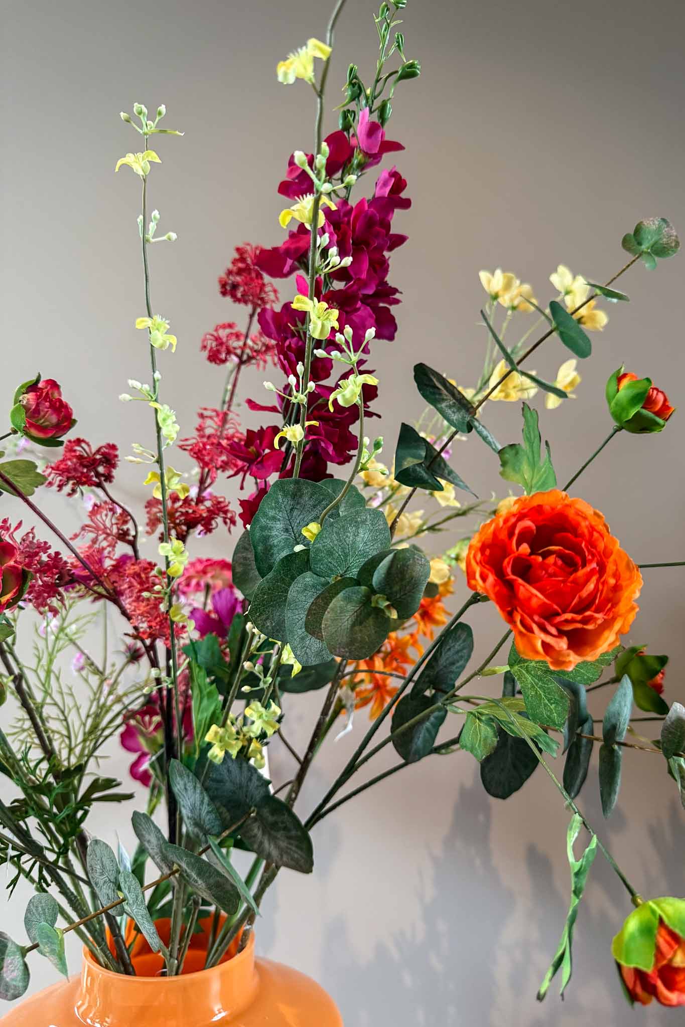 kleurrijk Zijden voorjaarsboeket