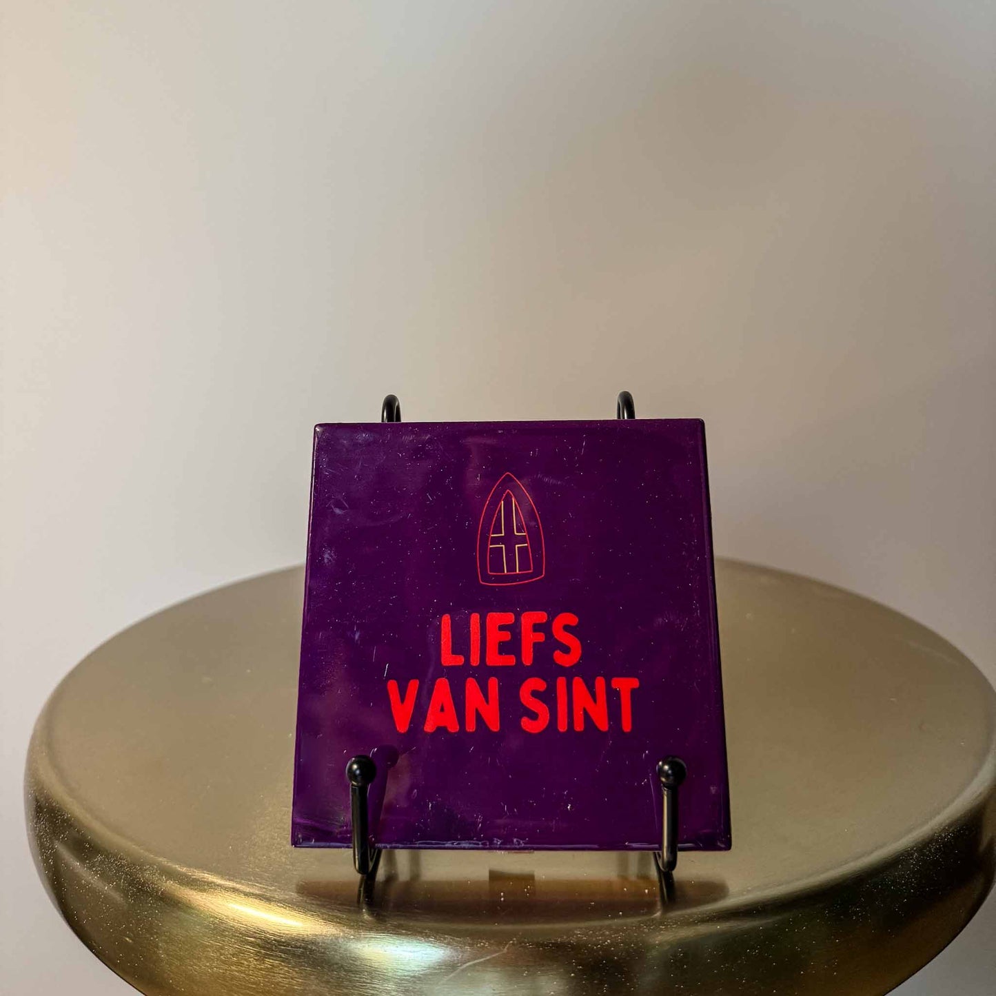 December tegeltjes met tekst voor Sinterklaas en Kerst, stijlvolle interieurdecoratie