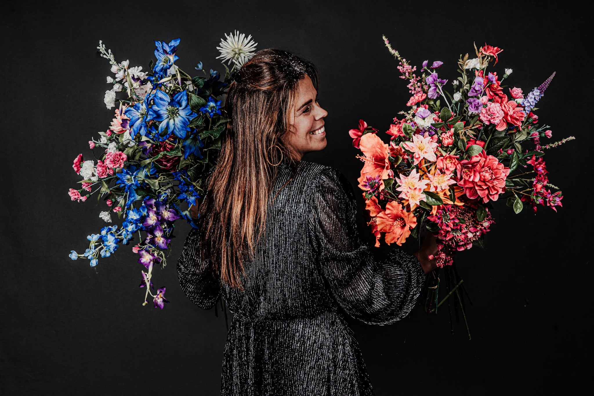 Banner bloemen zijdebloemen kleurrijk fotografie by bloomz
