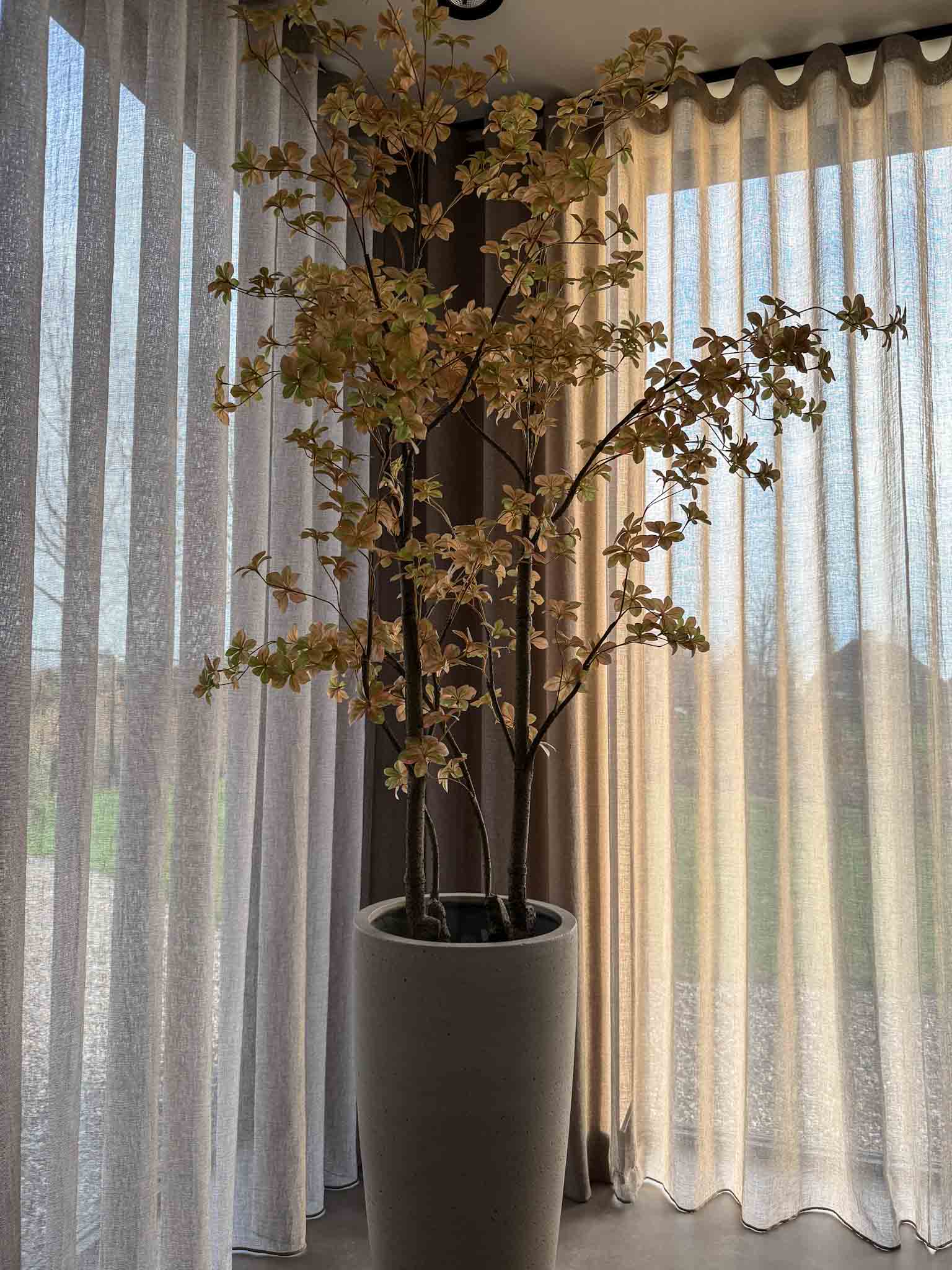 zijden plant Tropaeolum van 180 cm hoog