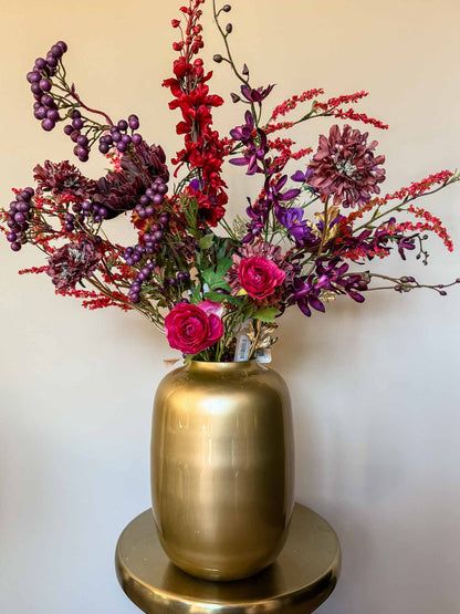 Stijlvol kunstboeket van hoogwaardige zijden bloemen, geschikt voor losse boeketten en bloemenabonnementen – By Bloomz.