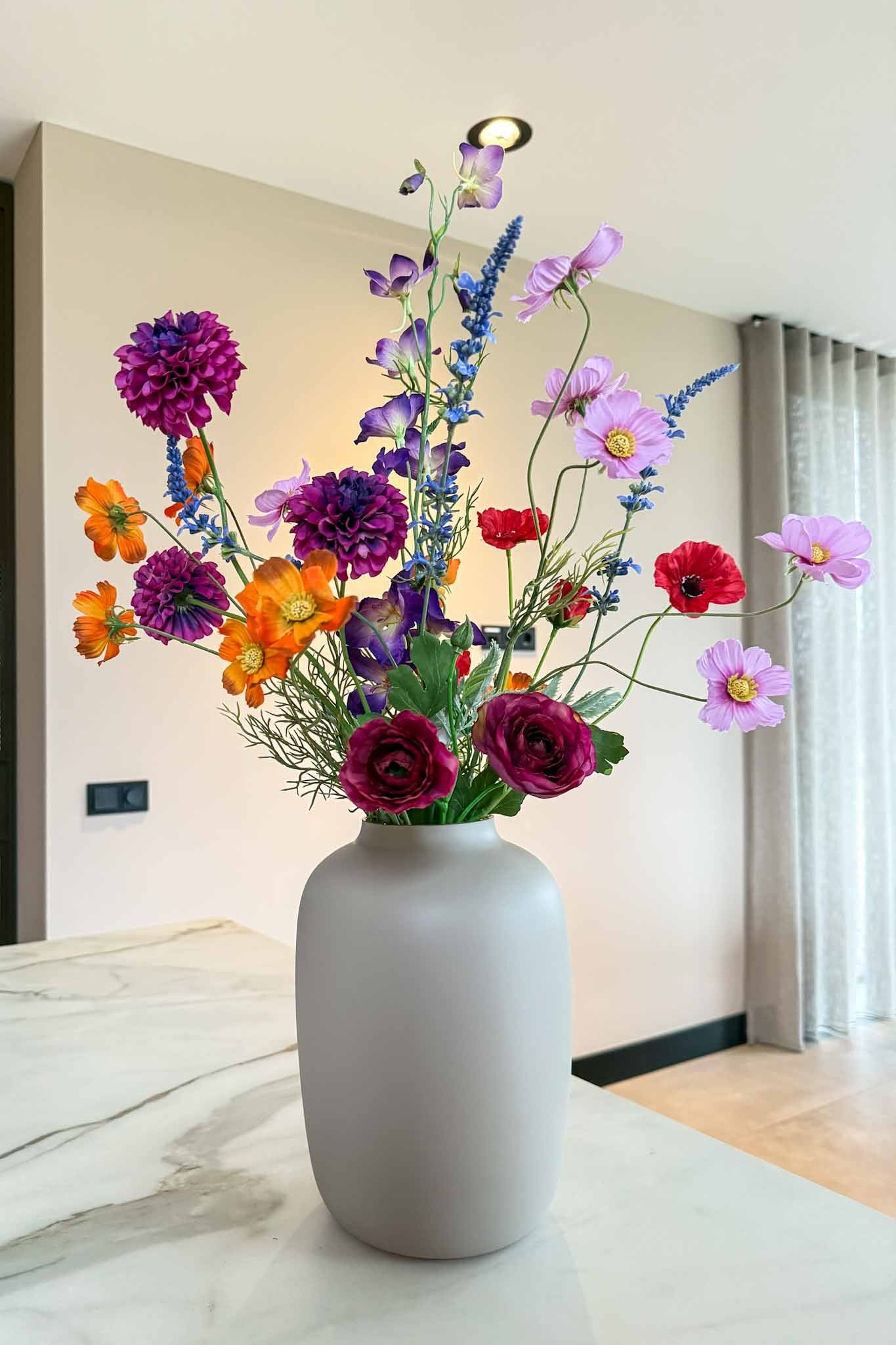 Creatieve bloemenworkshop boeket stylen