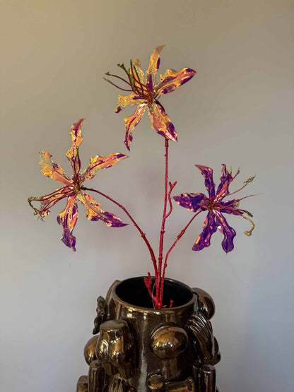 Stijlvol kunstboeket van hoogwaardige zijden bloemen, geschikt voor losse boeketten en bloemenabonnementen – By Bloomz.