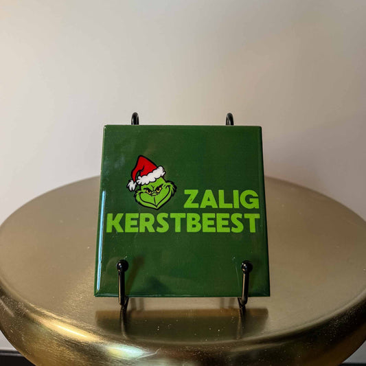 December tegeltjes met tekst voor Sinterklaas en Kerst, stijlvolle interieurdecoratie
