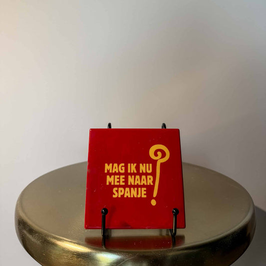 December tegeltjes met tekst voor Sinterklaas en Kerst, stijlvolle interieurdecoratie