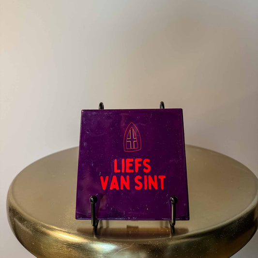 December tegeltjes met tekst voor Sinterklaas en Kerst, stijlvolle interieurdecoratie